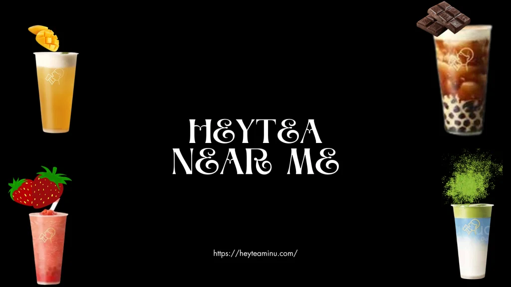Heytea menu