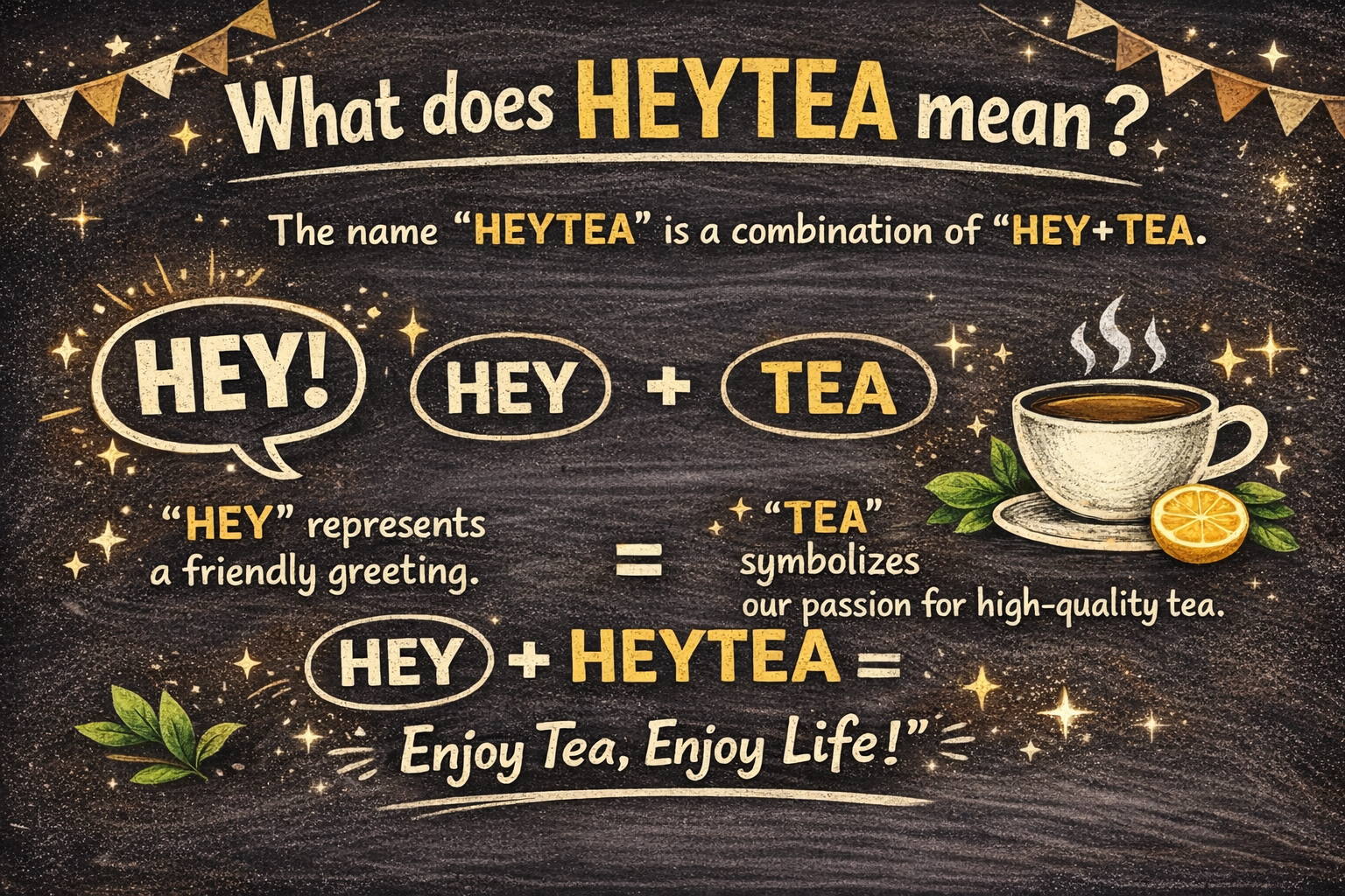 Heytea mean