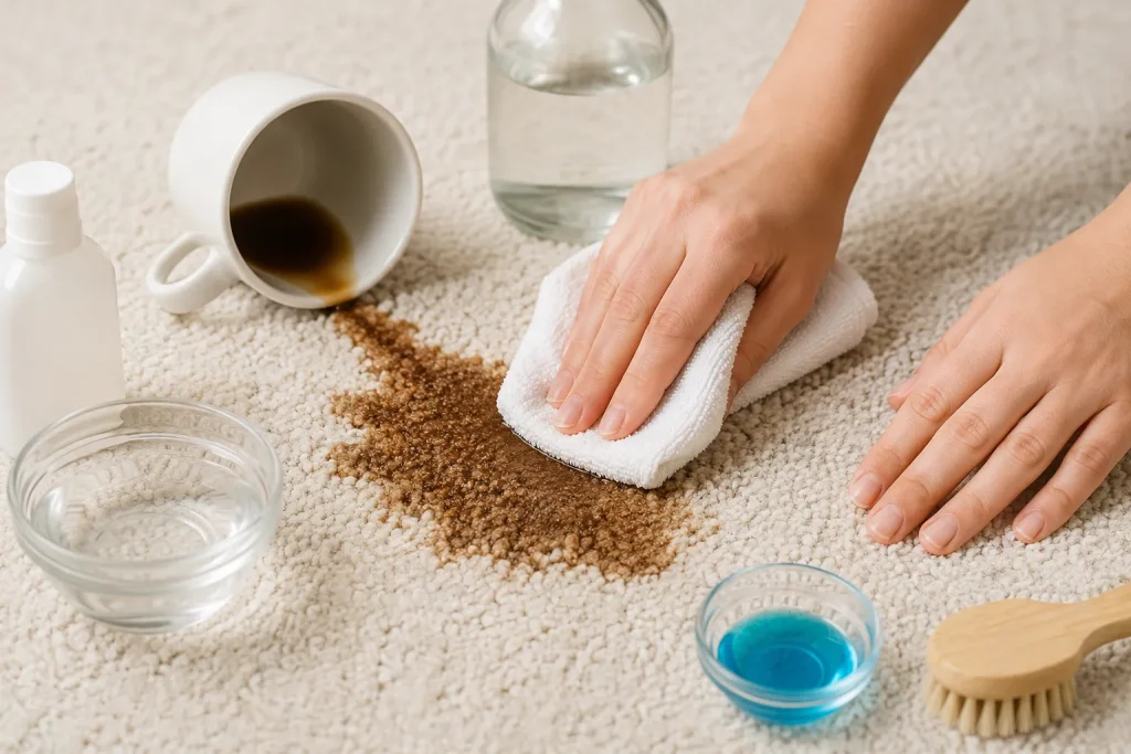 How to remove coffe stain