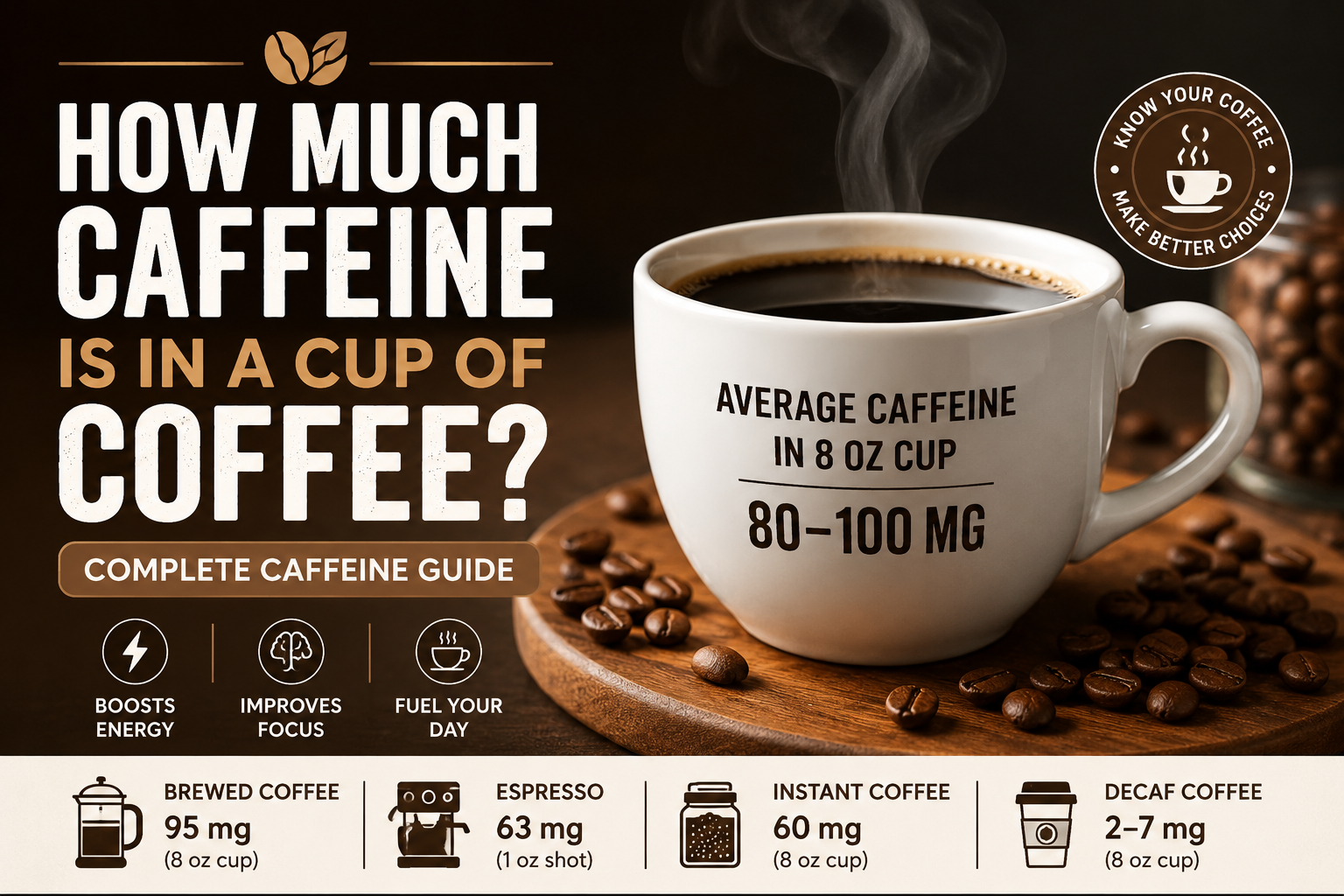 caffine in coffe