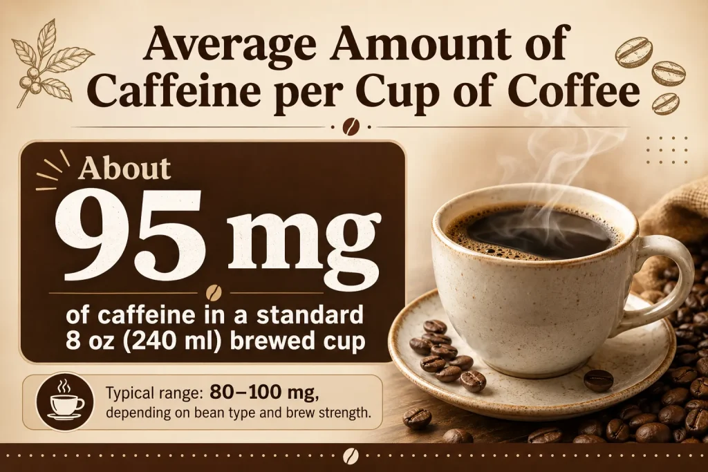 caffine in coffe