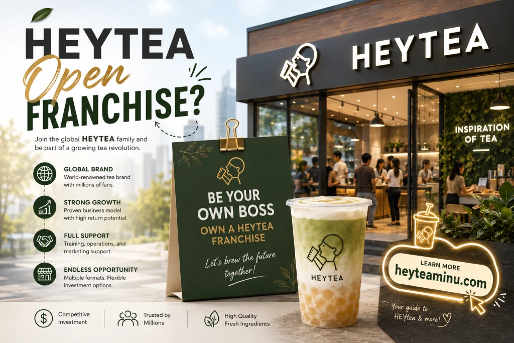 is heytea a franchise