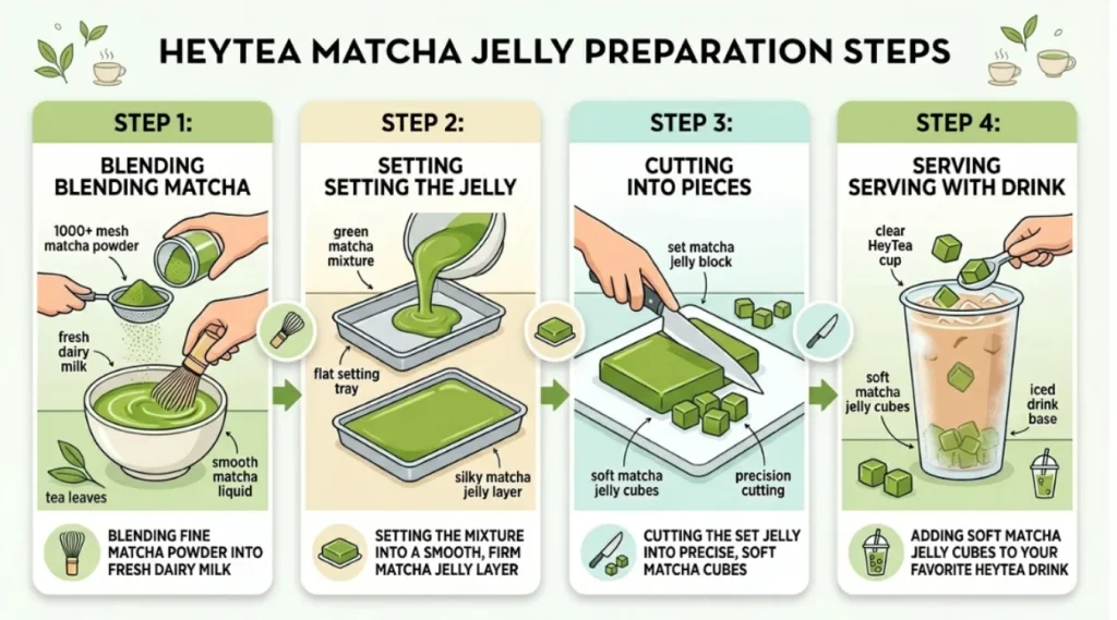 heytea matcha jelly